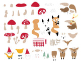 In The Woods (CjS-12) - CJS Small Stamping Plate